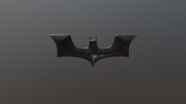 Batman Symbol 3D Model