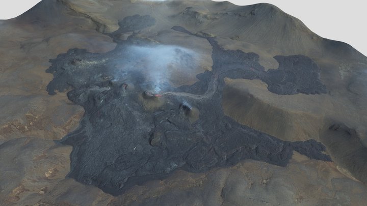 Fagradalsfjall volcanic eruption 26.04.2021