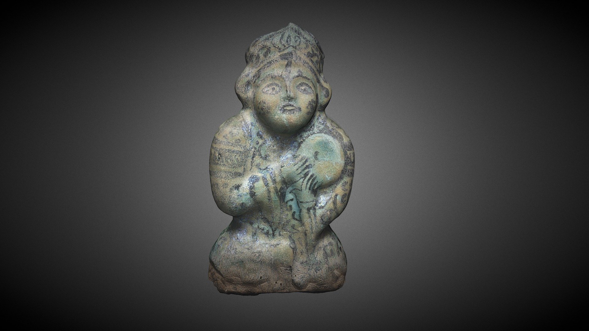 Figurine of a Female Musician