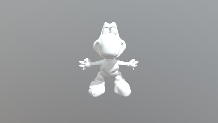 TRABAIO FIM DO MES RETOPOLOGIA DO YOSHII 3D Model