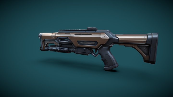 ERYX Revenant Reversed Dual-Core Shotgun – Kostenloses 3D-Modell STL