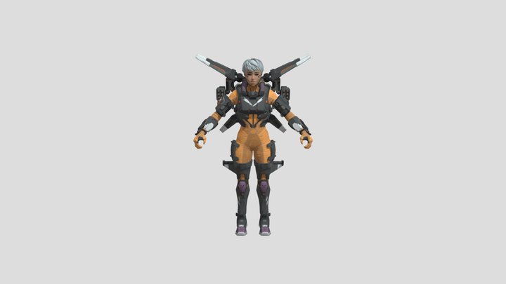 Apex Legend Valkryie 3D Model