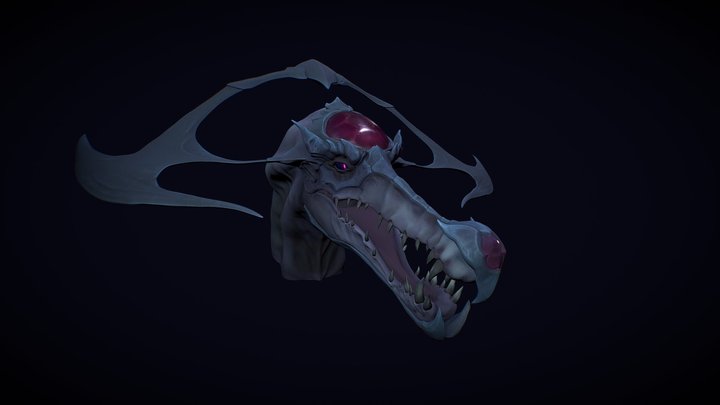 Dino Bust 3D Model