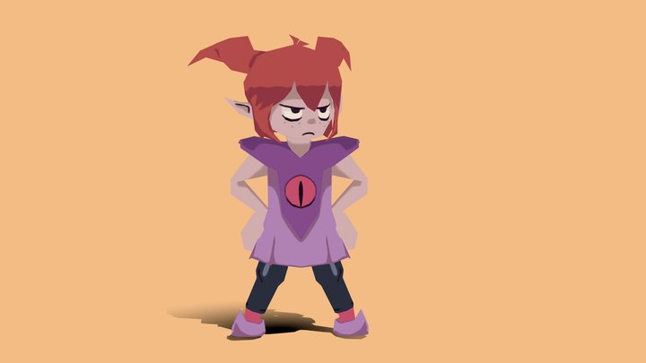 Monster-girl 3D models - Sketchfab