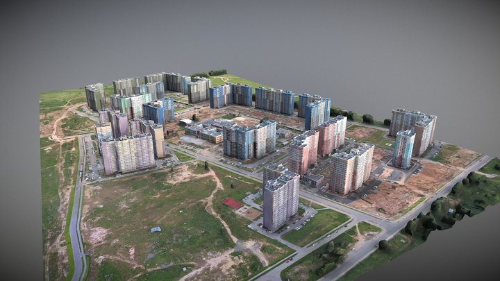 ЖК Салават Купере в 3D 3D Model