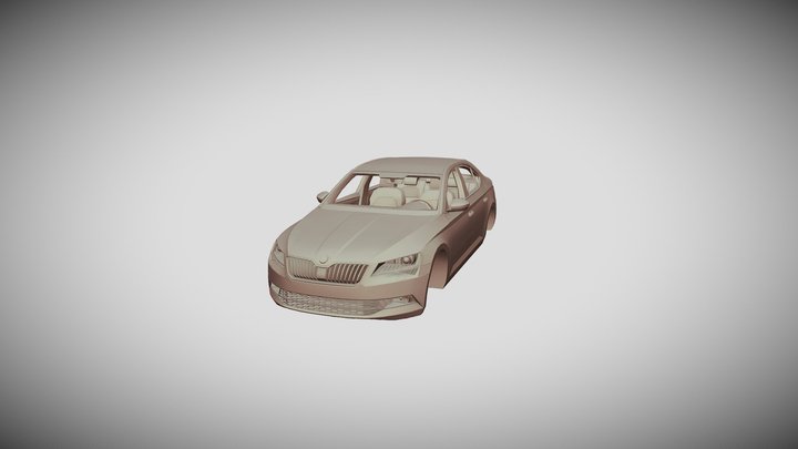 Skoda Superb 3D Model