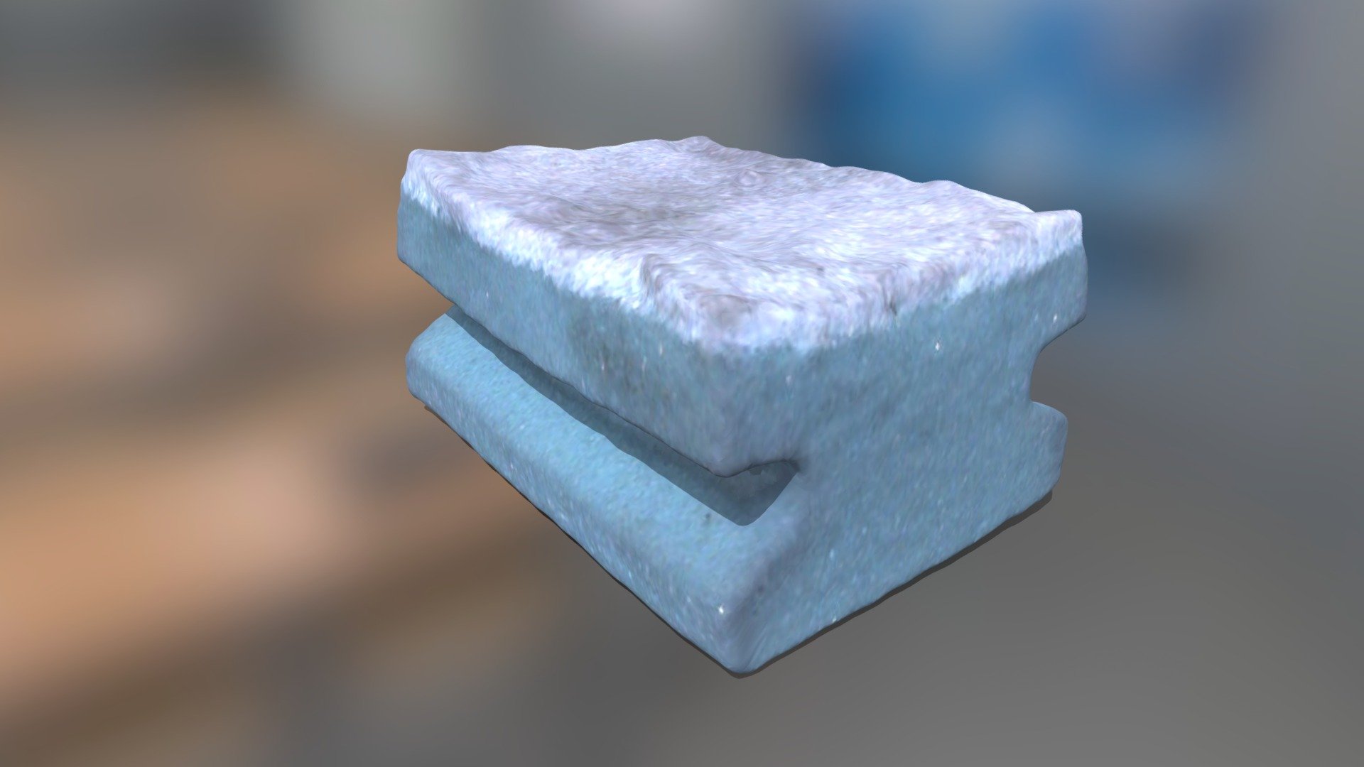 Kitchen sponge - 3D model by Lycortas [fc6f343] - Sketchfab