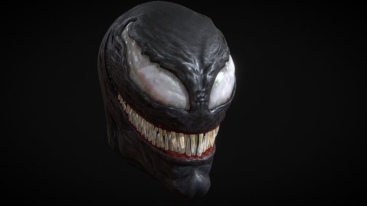 Venom Mask 3D Model