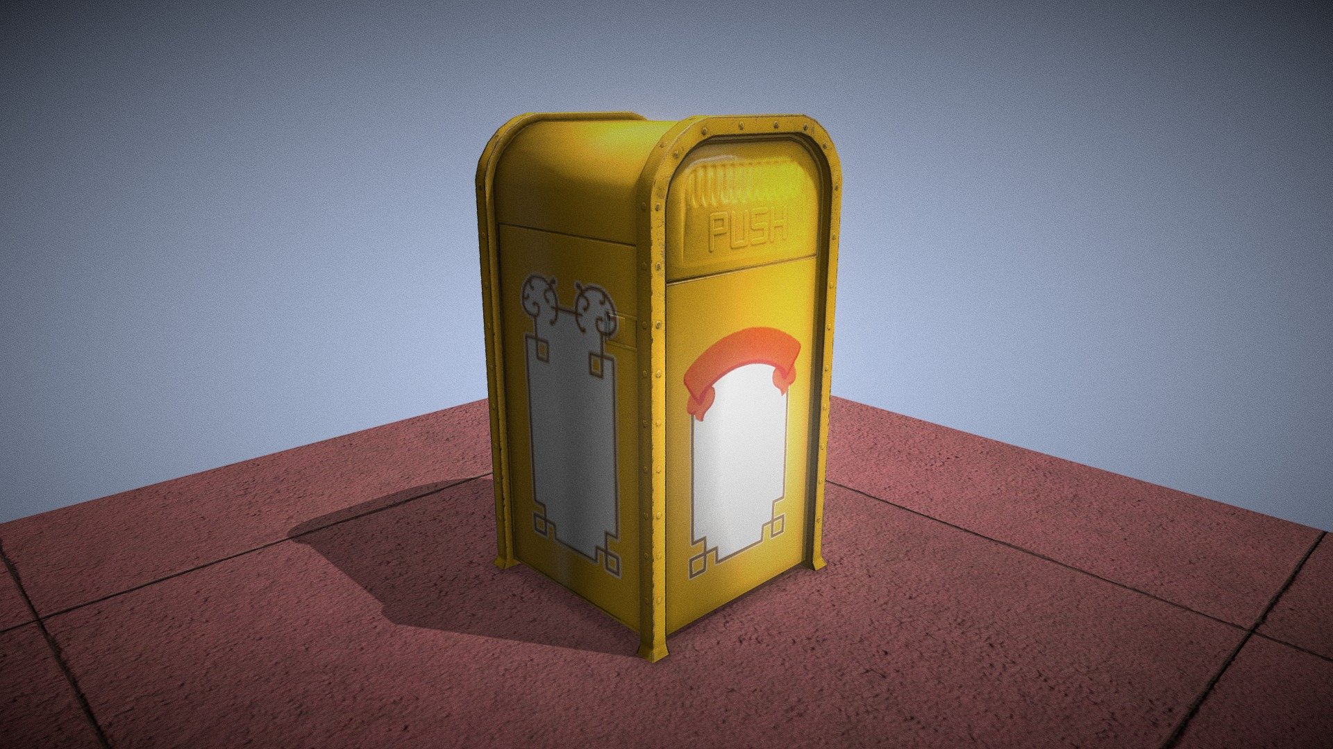 Magic Kingdom Entrance Trash Can - Download Free 3D model by Walt's ...