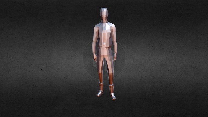 ps1-psx-high-school-guy@Walking 3D Model