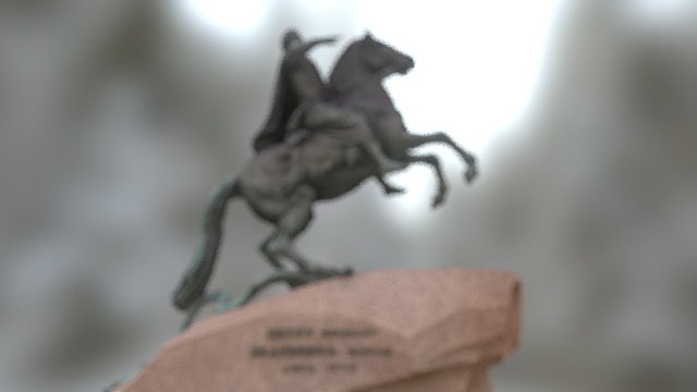 The Bronze Horseman 3D Model