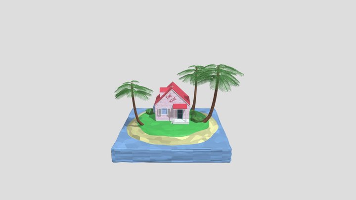 Kame House 3D Model