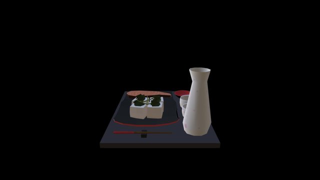 Tofu Set 3D Model