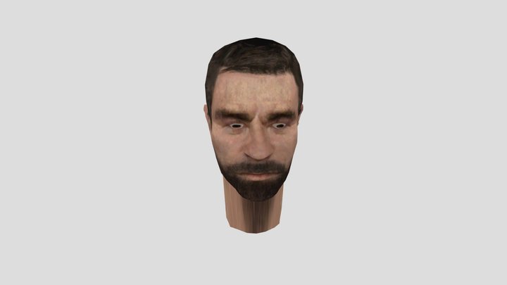 male 06 head v2 3D Model