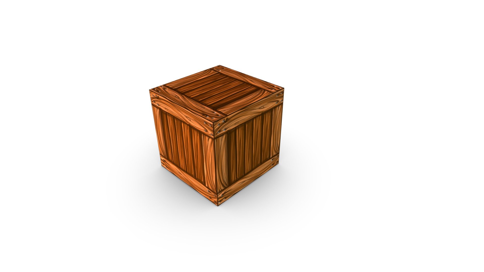 Crate made w/ Blender - Download Free 3D model by Lowpolyprincipal ...