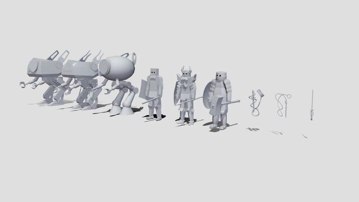 XYZ School HW Silhouette (Fixed) 3D Model