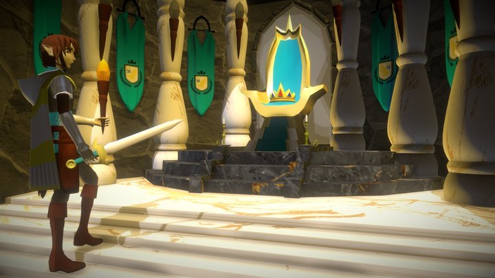 CT4012 - Lost King's Chamber 3D Model