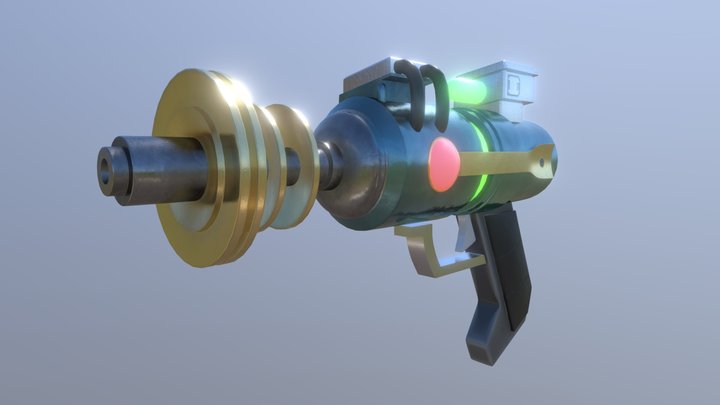 Rick and Morty Raygun 3D Model