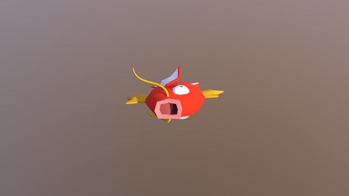 Magi Karp Swim Test 3D Model