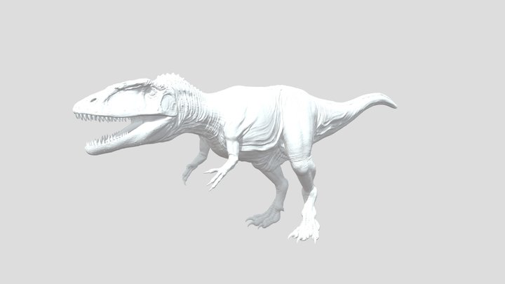 Male Carcharodontosaurus (Juvinile) 3D Model