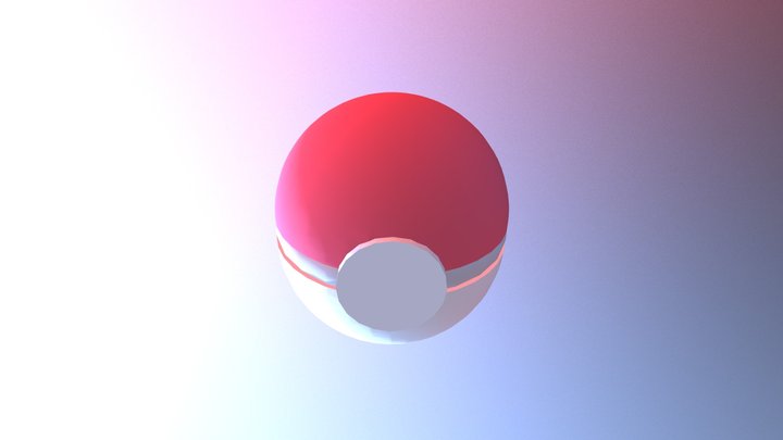 Poke Ball 3D Model