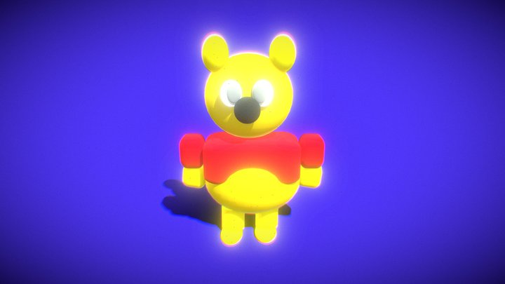 ursinho puff 3D Model