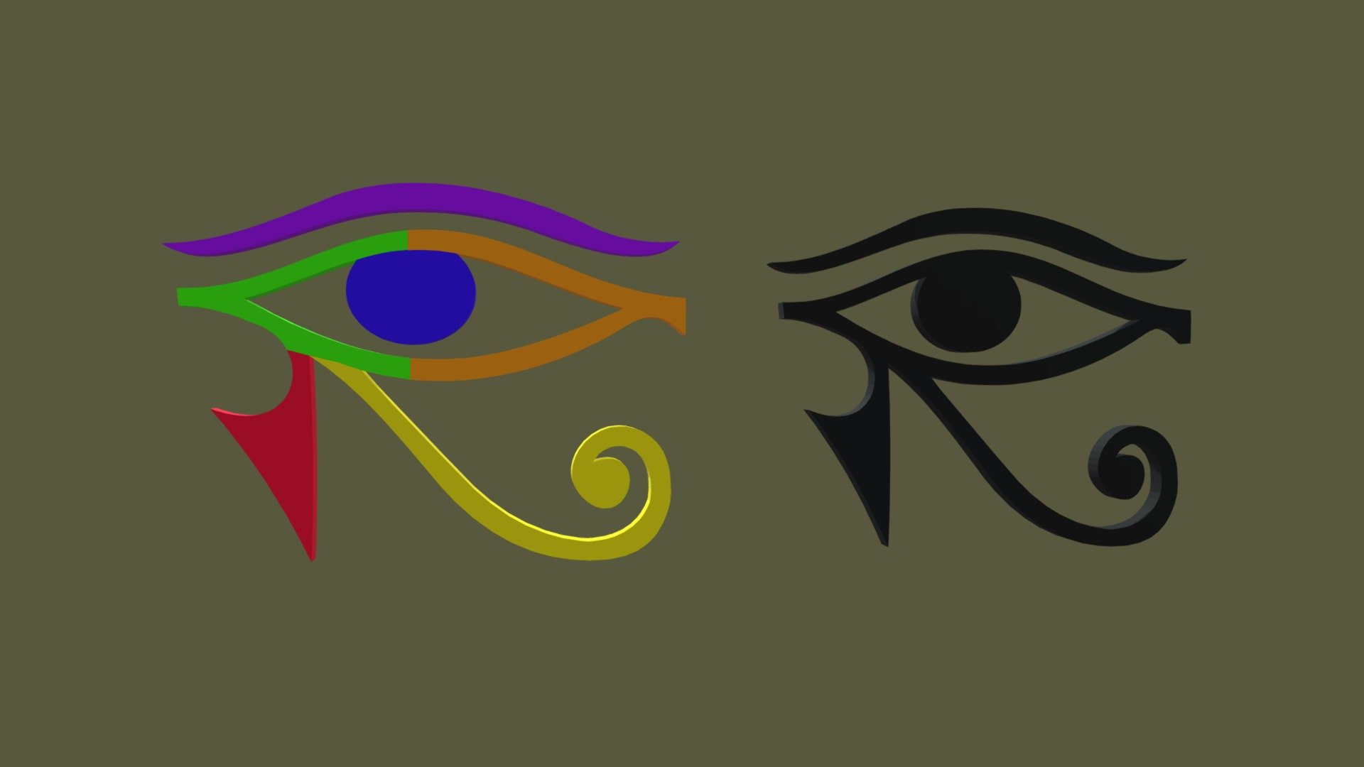Eye Of Horus, Educational Download Free 3D model by Pichael Productions (Pichael3000