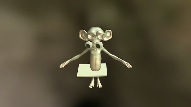 444 The Monkey 3D Model