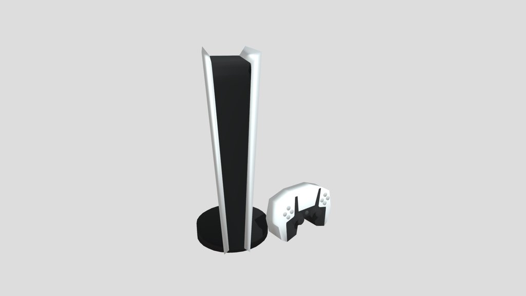 Playstation 5 Digital Lowpoly