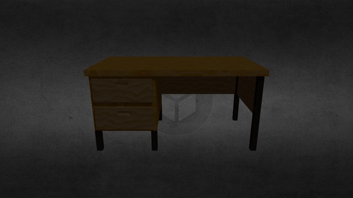 Desk 3D Model