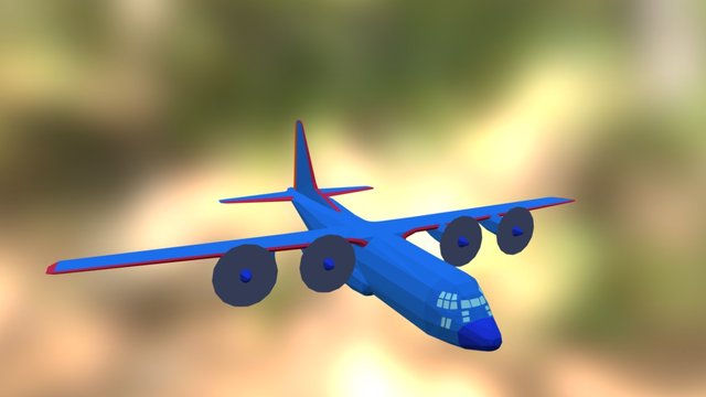 C130 Hercules 3D Model