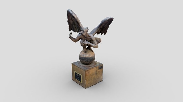 Angel de la Seguridad Social 3D Model