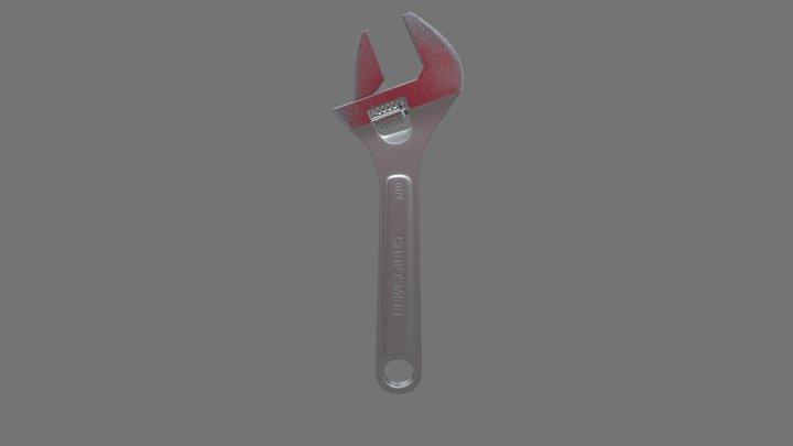6Inch Craftsman Wrench 3D Model