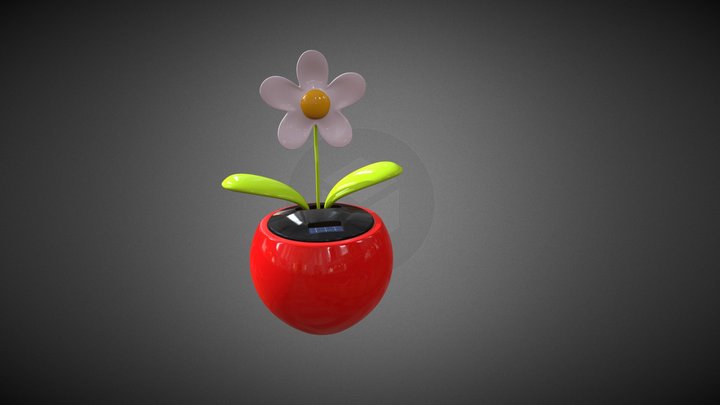 Dancing Flower Pot 3D Model