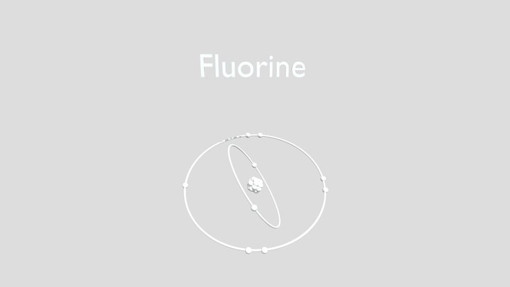 Flourine Atom – Modelo 3D gratuito STL