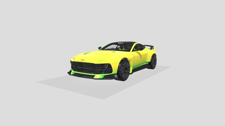 Aston Martin Valiant RHD 3D Model