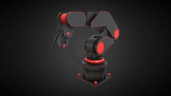 Robot arm 3D Model