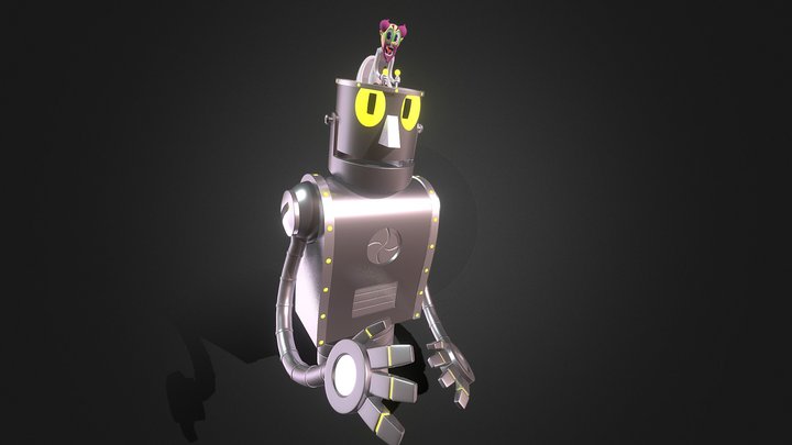 Dr. Kahl & his robot 3D Model