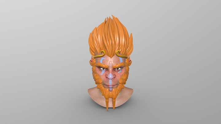 monkey_king_gltf 3D Model