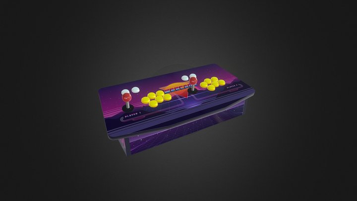 Warkada Game Keyboard 3D Model