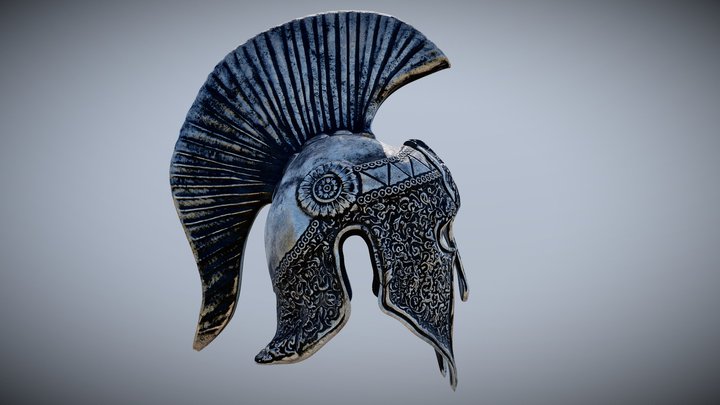Corinthian Helmet 3D Model
