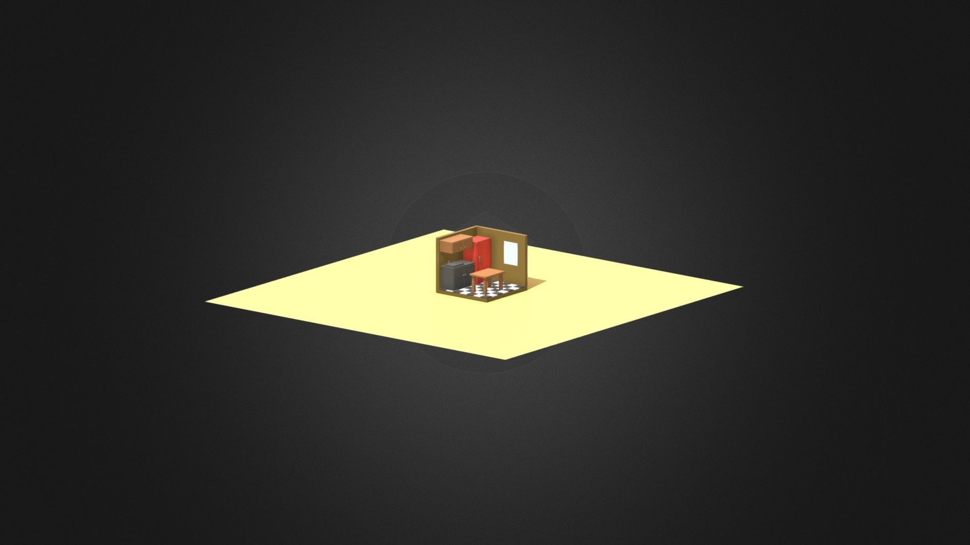 Isometric Kitchen