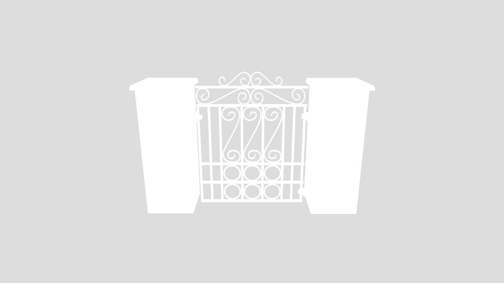 Metal Garden Gate