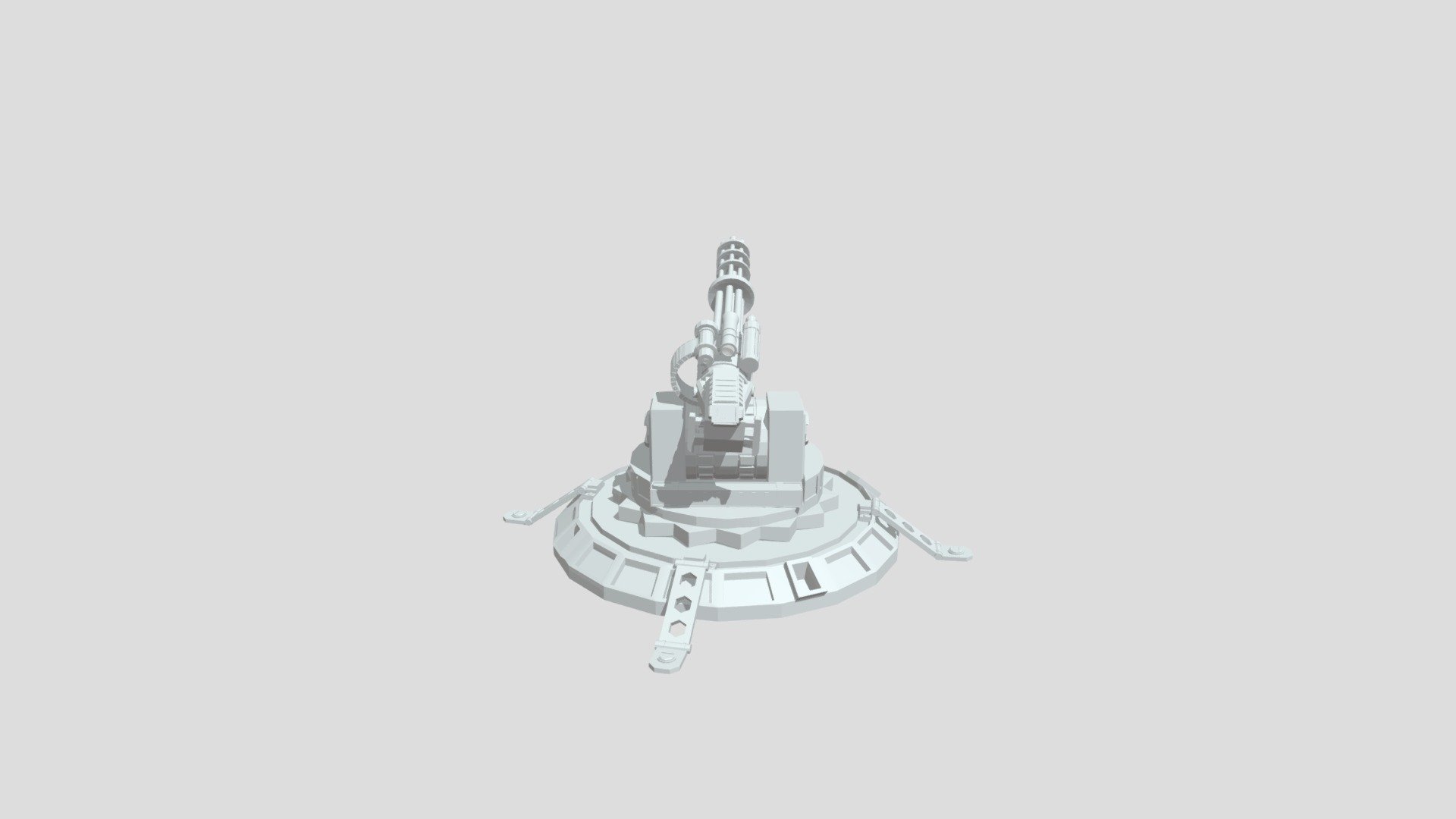 Turrent - Download Free 3D model by ganeshyadav1423 [fc81754] - Sketchfab
