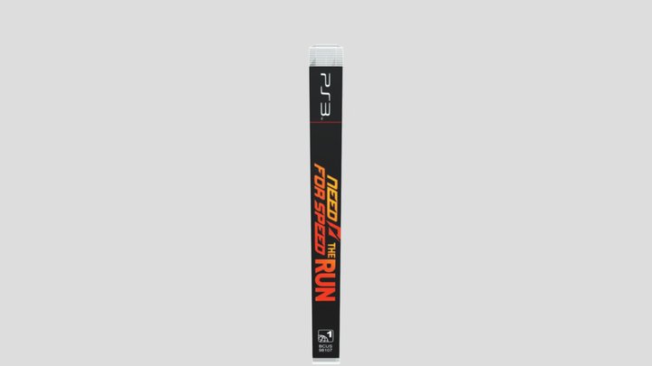 Need For Speed The Run PS3 Game 3D Model