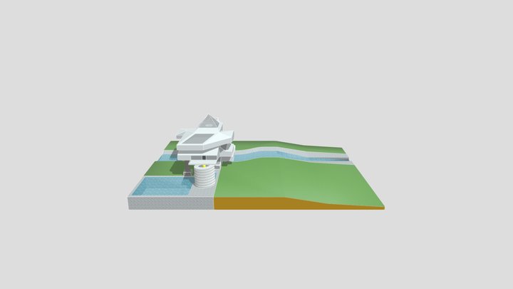 Riverside Structure 3D Model