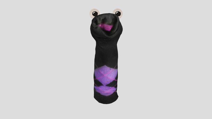 3D Sock Puppet 3D Model