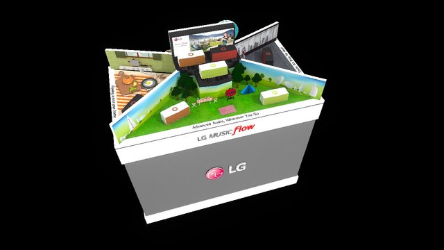 LG 2015 Music Flow Rack_1102 3D Model
