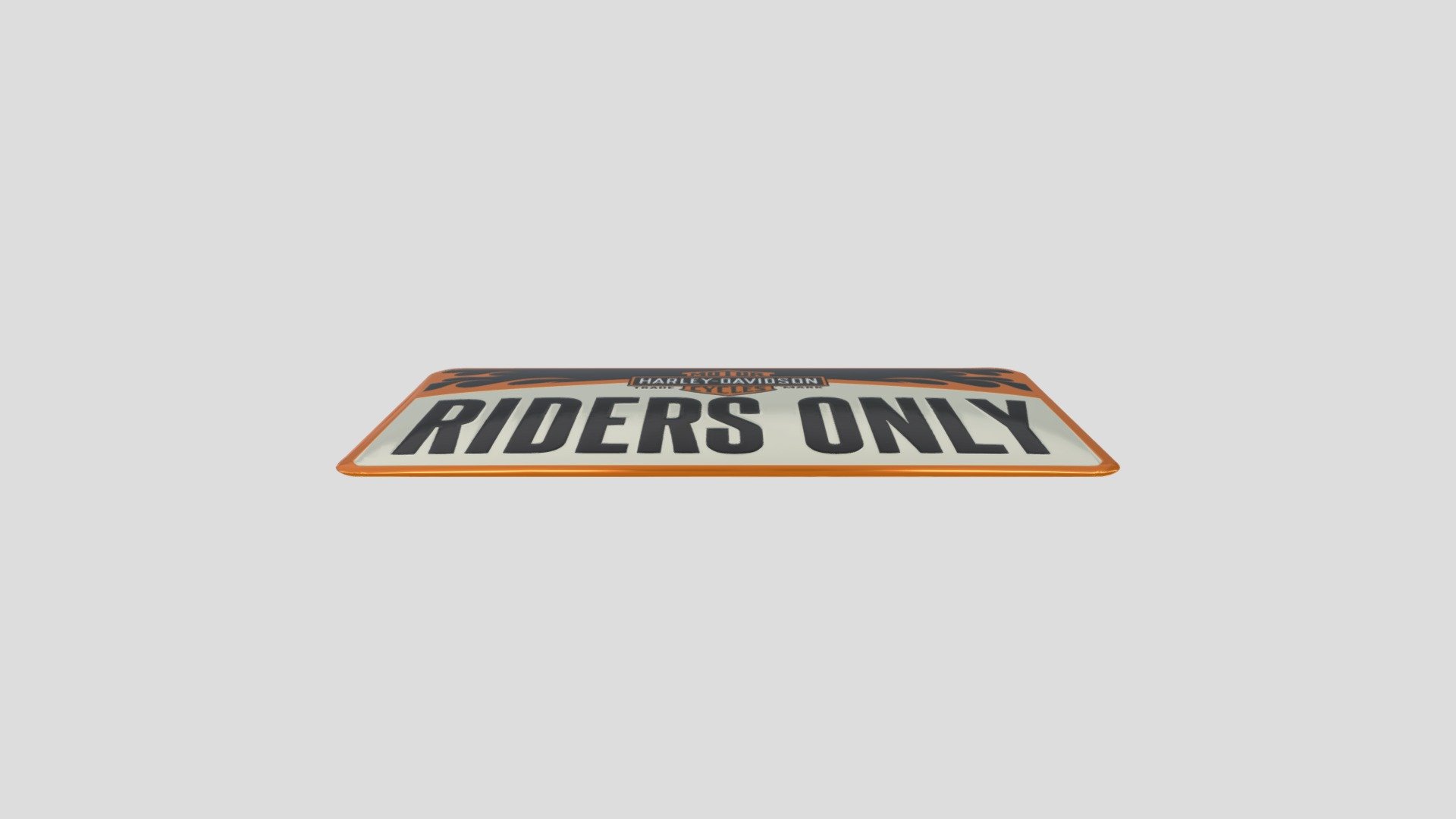 Harley Davidson Riders Only Old - 3D model by digipassput1974 [fc84424 ...