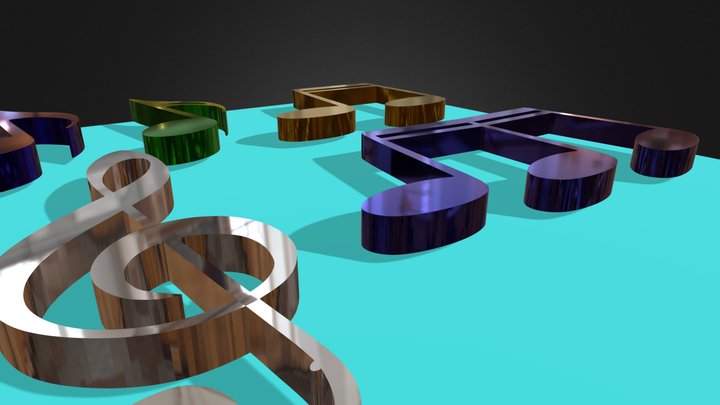 Music 3D Model